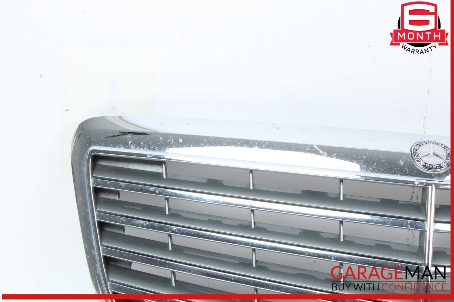 07-09 Mercedes W211 E350 E500 Front Center Bumper Grill Grille Trim Cover Panel