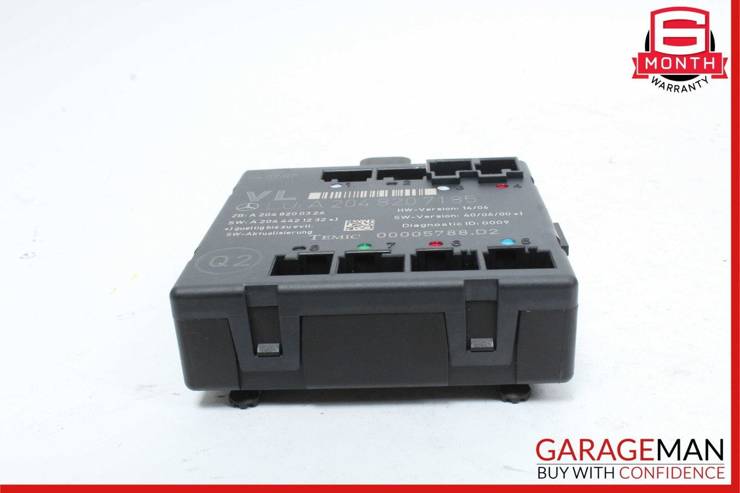 08-14 Mercedes W204 C350 C250 C300 Front Left Side Door Control Module OEM