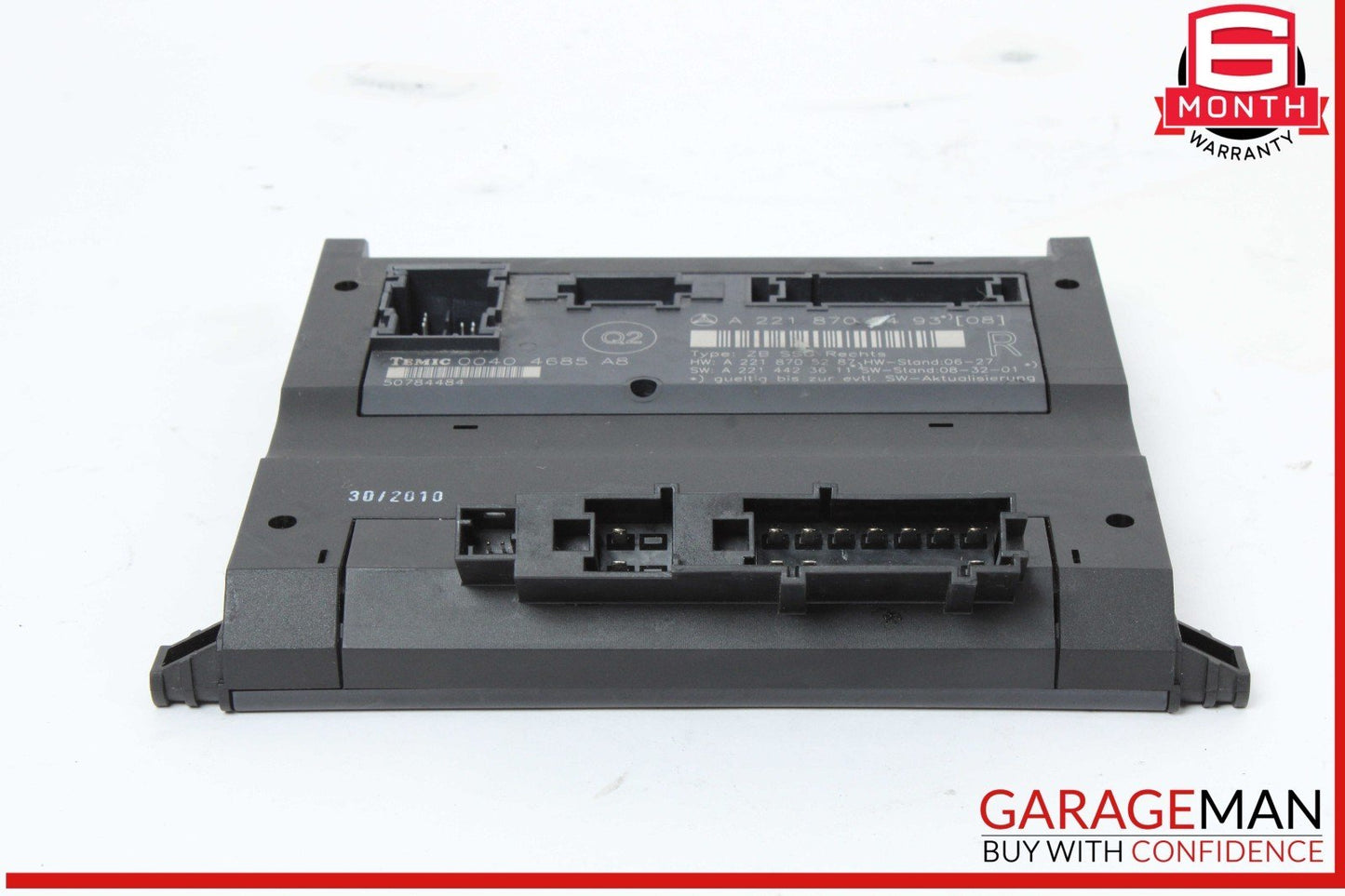 07-13 Mercedes W221 S550 S400 Front Right Under Seat Control Module 2218707493