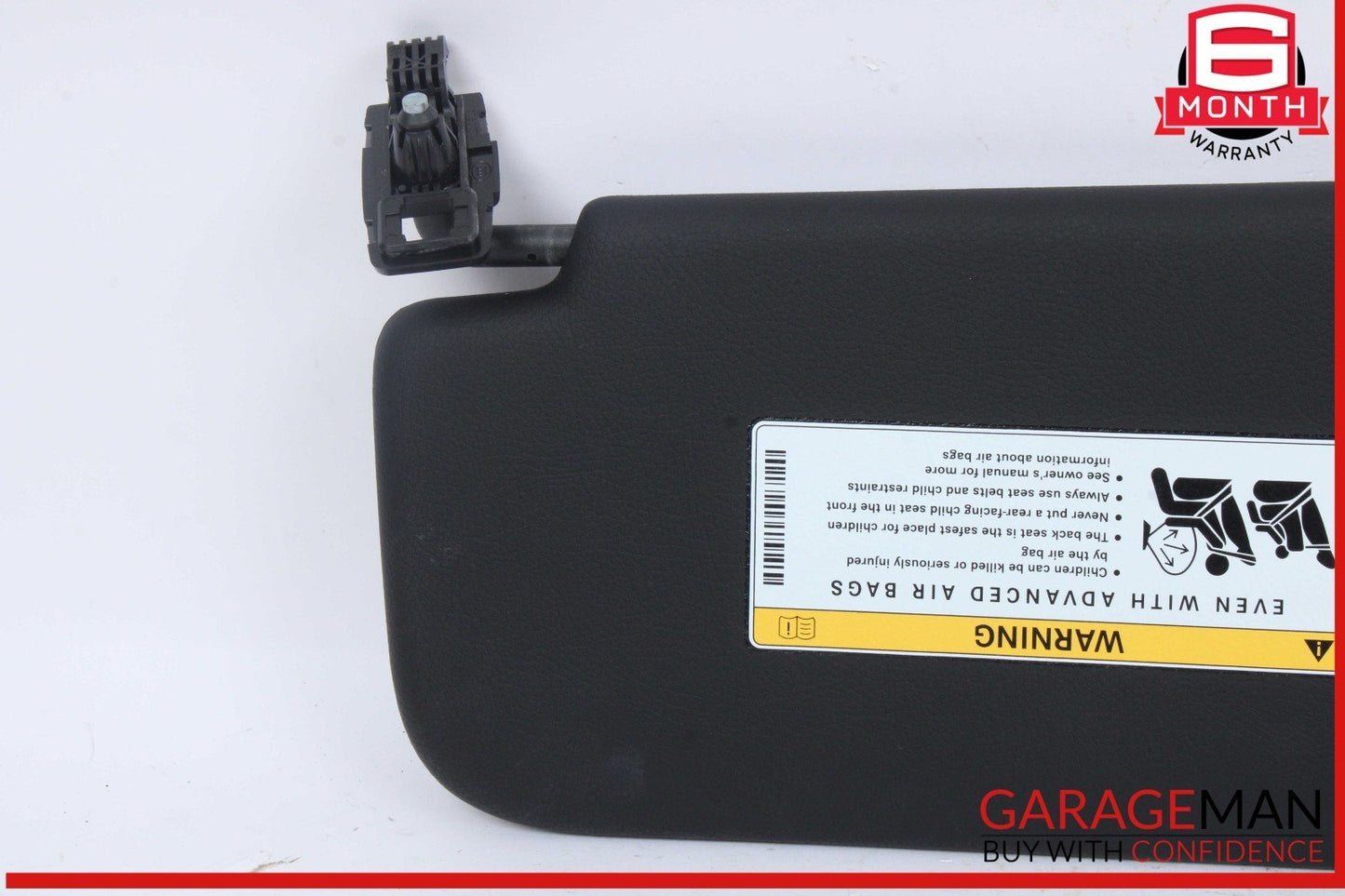15-21 Mercedes W205 C300 Front Right Passenger Side Sunvisor Sun Visor Black OEM