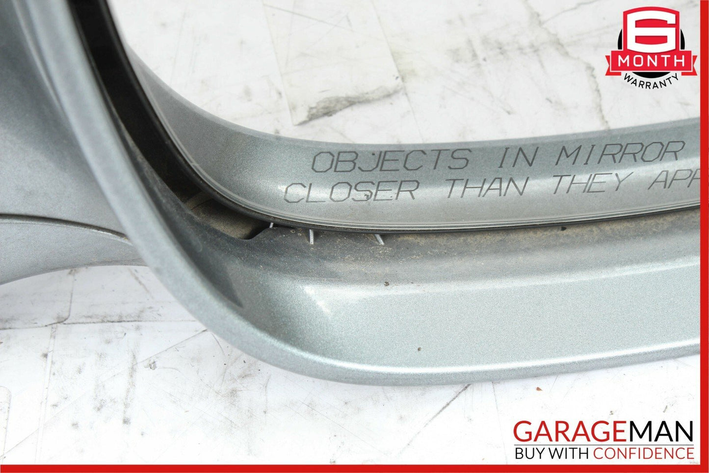 07-09 Mercedes W221 S550 Front Right Passenger Side Mirror Door Rear View Grey