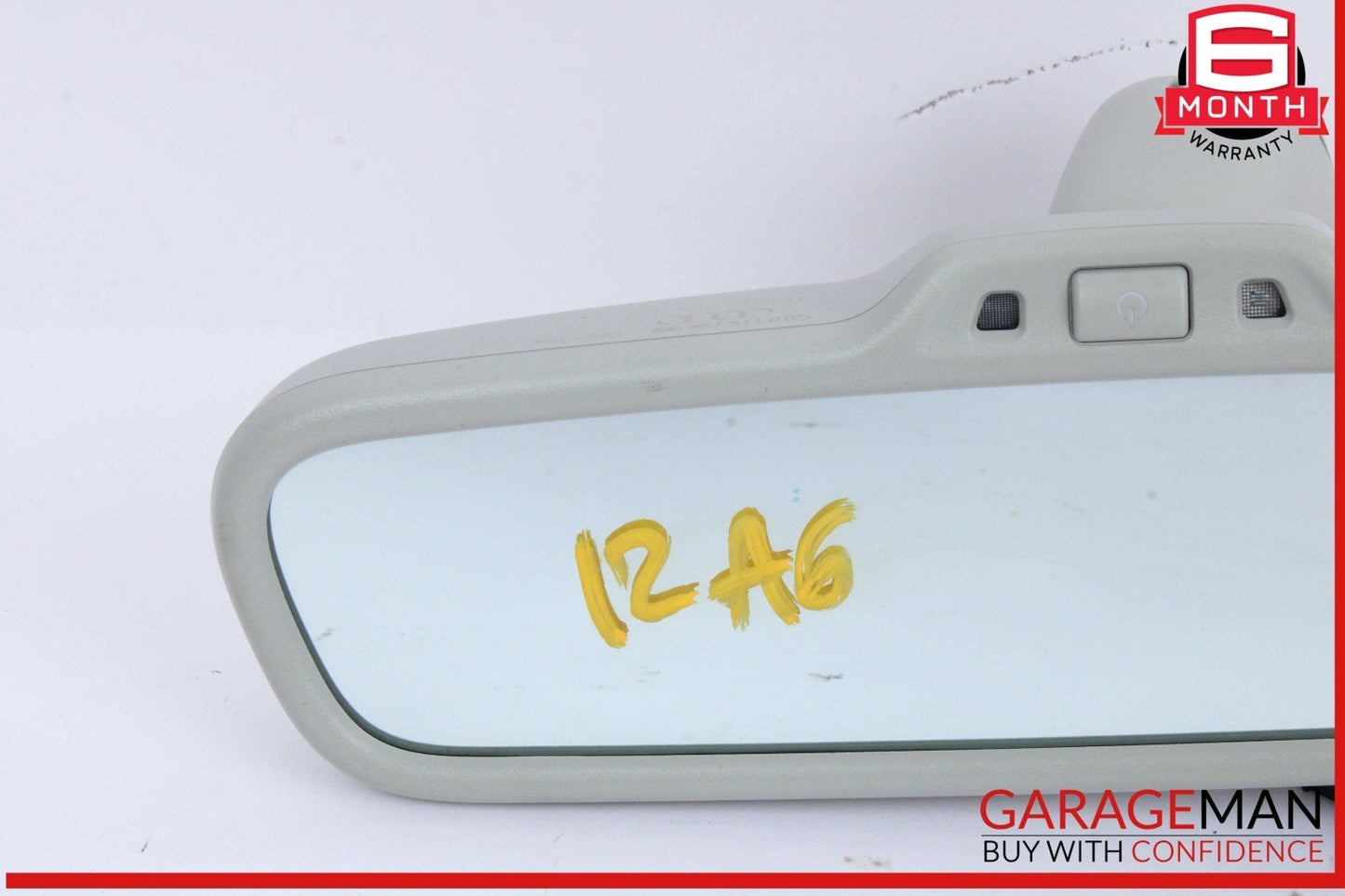 12-18 Audi A6 Front Windshield Upper Overhead Rear View Mirror Gray OEM
