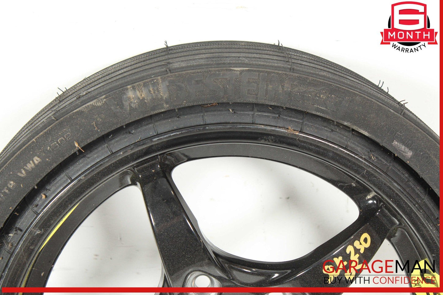97-04 Mercedes R170 SLK320 SLK230 Donut Spare Tire Wheel Rim 165 4.5x15" OEM