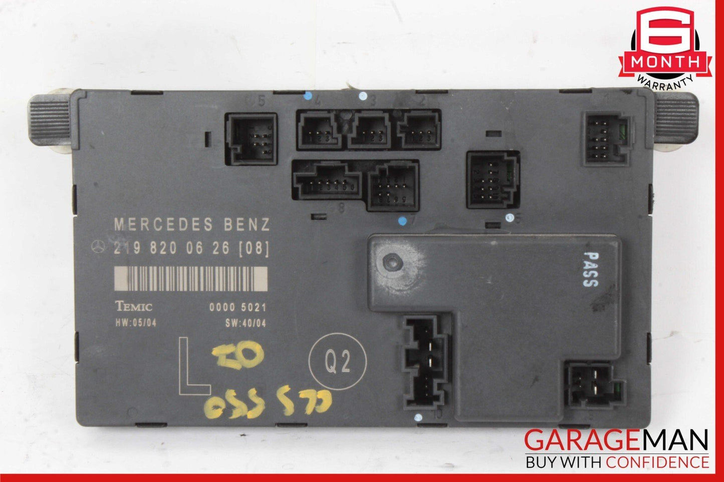 06-11 Mercedes W219 CLS550 CLS63 AMG Front Left Side Door Control Module Unit