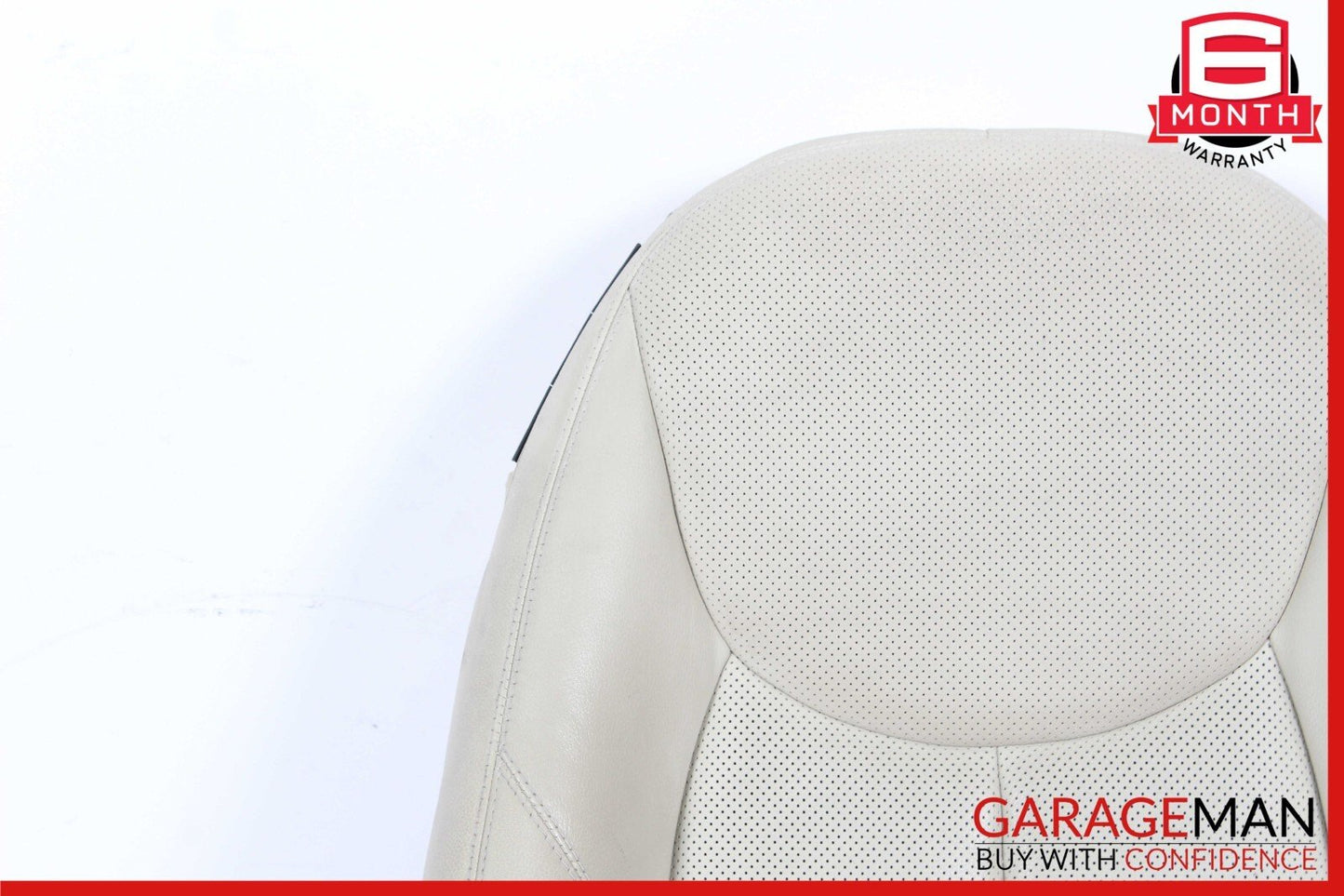 03-06 Mercedes R230 SL500 Front Right Side Upper Top Seat Cushion Cover Beige