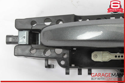 14-17 Audi SQ5 Rear Left Driver Side Exterior Door Handle Gray OEM
