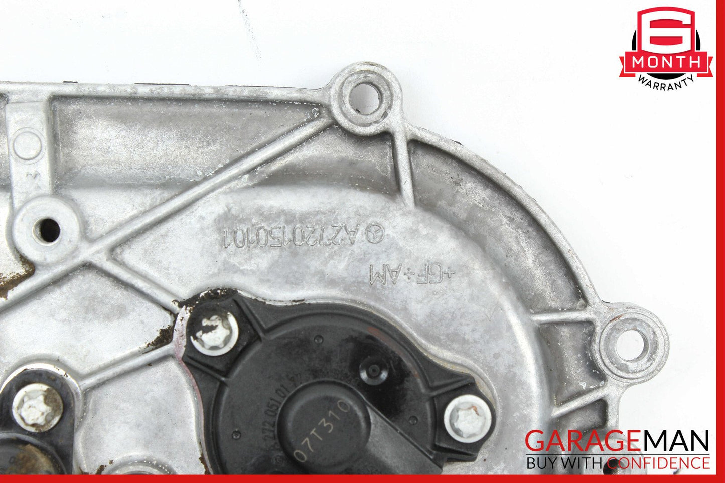 06-13 Mercedes W211 E350 S550 Front Right Engine Timing Chain Cover Plate OEM