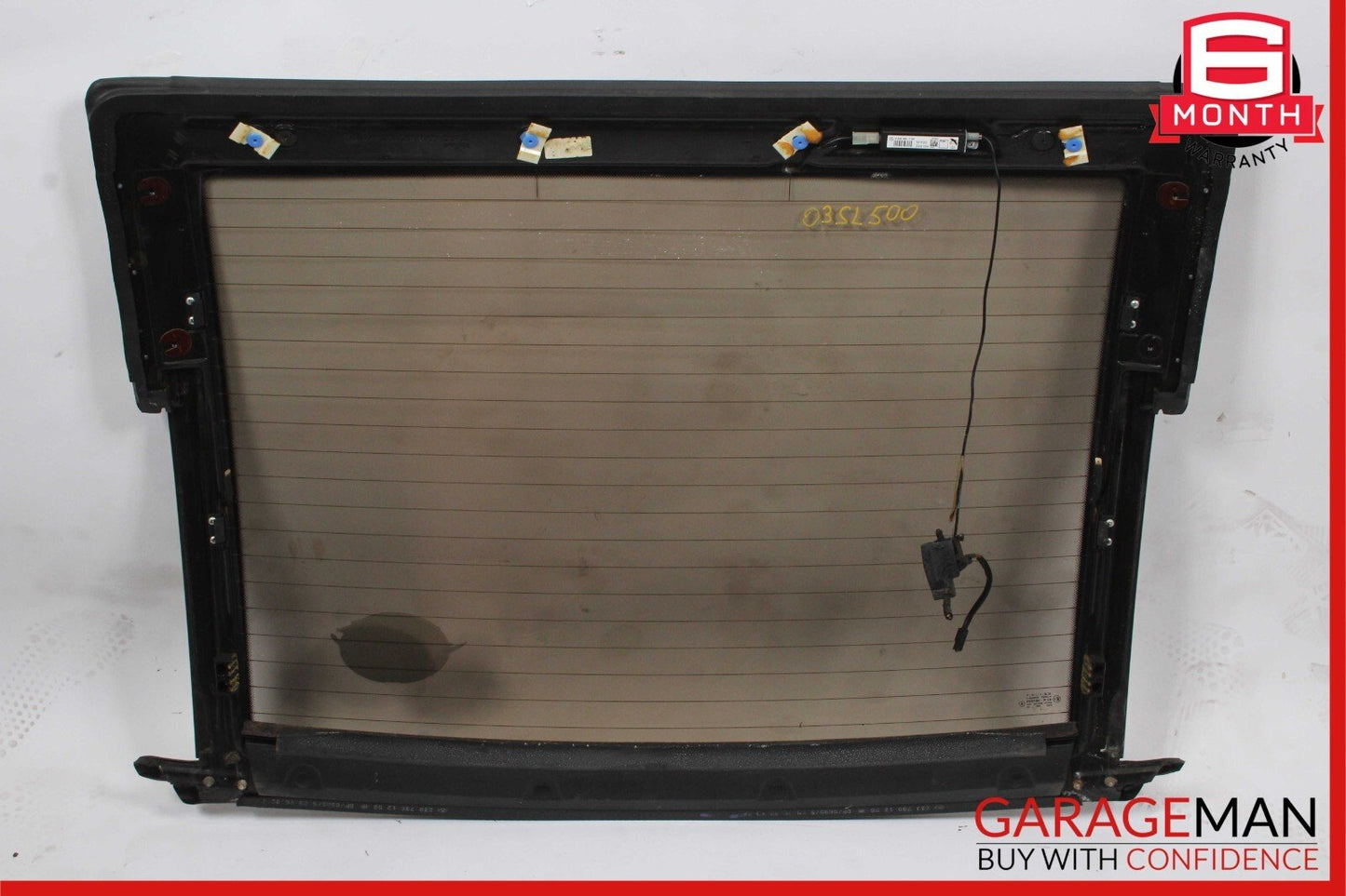 03-11 Mercedes R230 SL500 SL600 Rear Back Windshield Window Glass Black Tinted