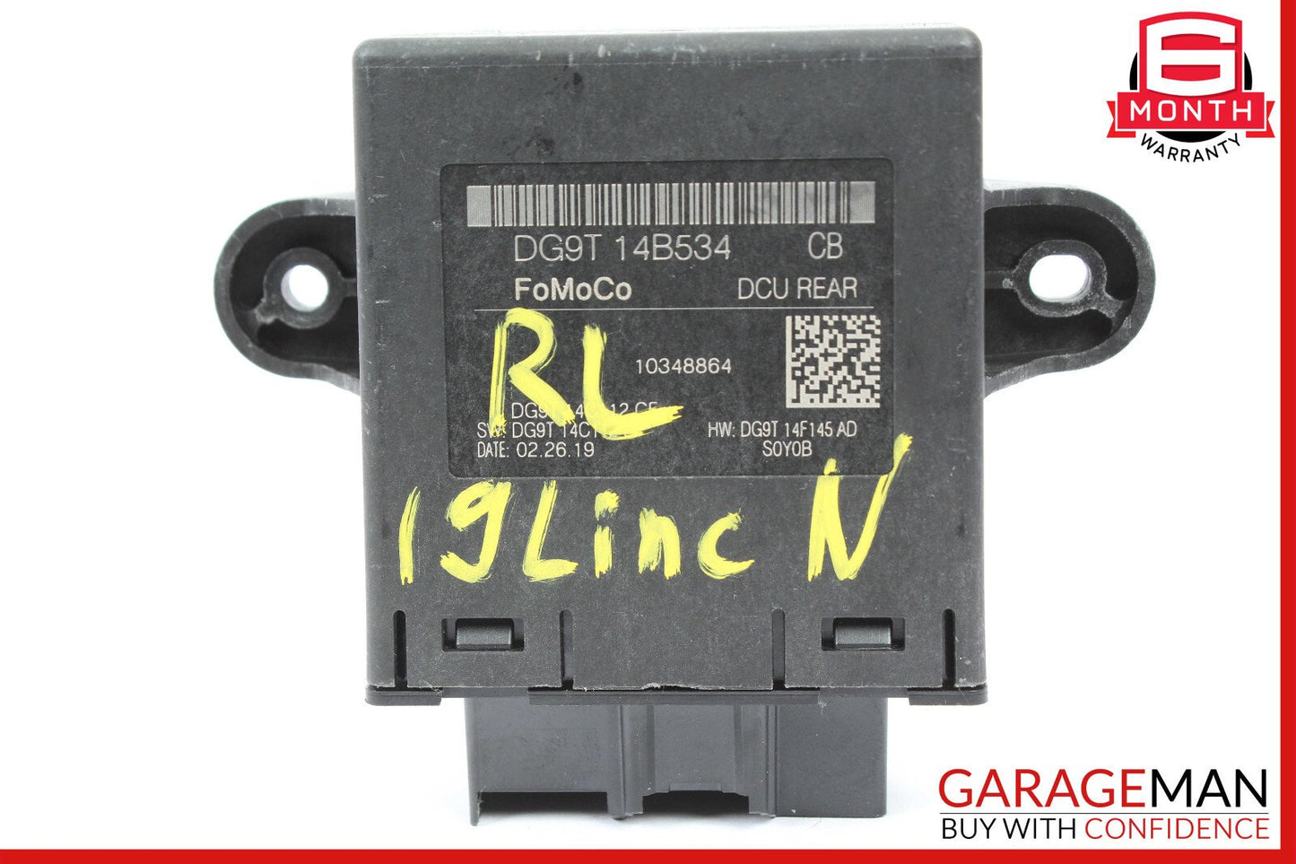19-21 Lincoln Nautilus Rear Left Driver Side Door Control Module OEM