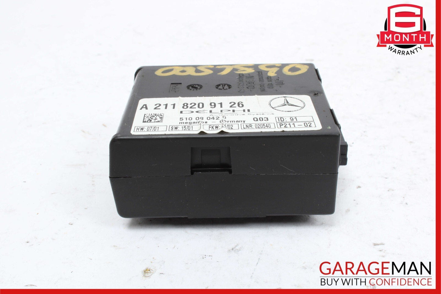 Mercedes SL500 S430 CLK500 CL500 E320 CL55 AMG Anti Theft Alarm Module Unit OEM