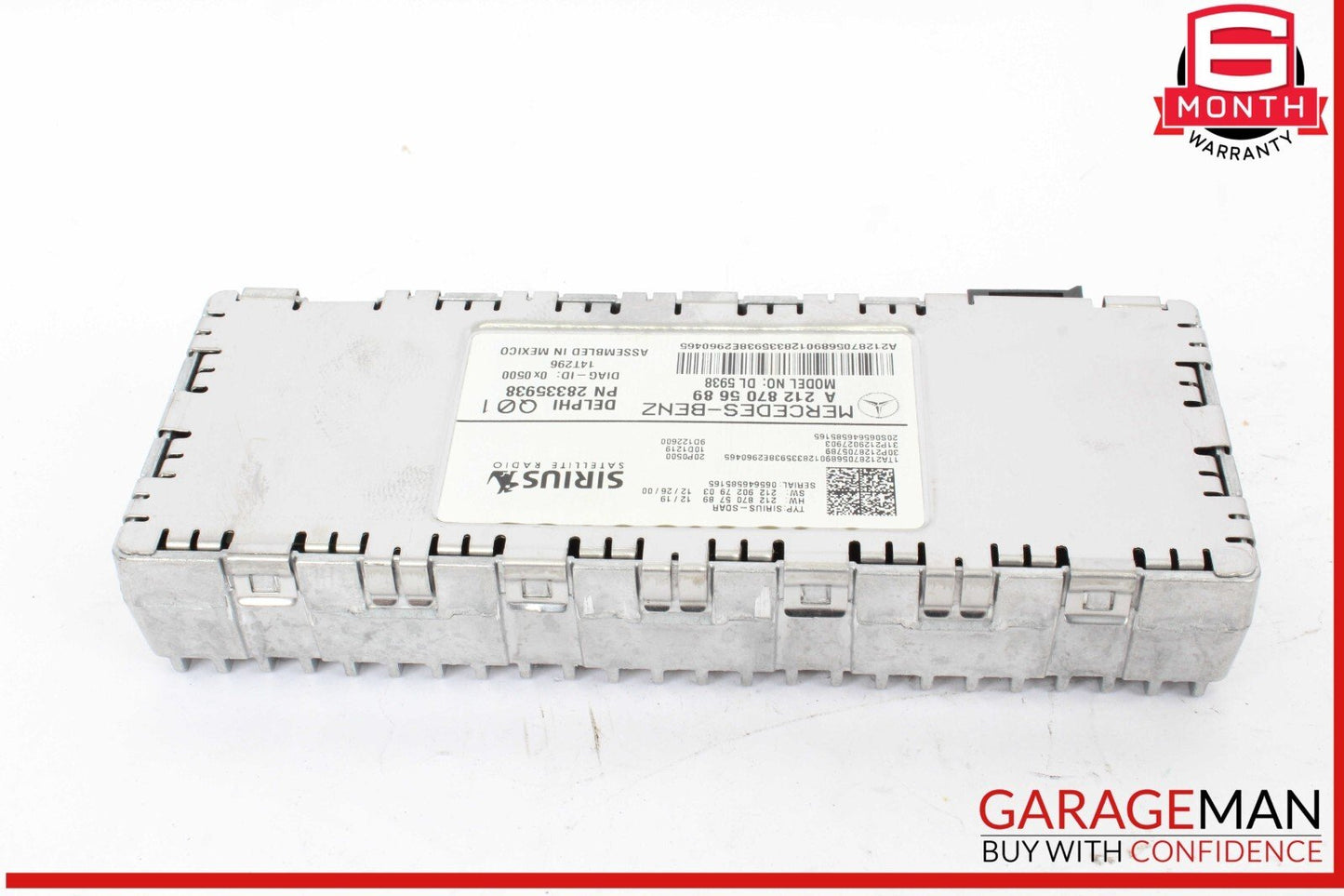10-17 Mercedes X166 GL450 E350 Sirius Satellite Radio Receiver Module Unit OEM