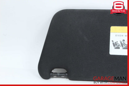08-14 Mercedes W204 C300 Front Right Passenger Sun Visor Sunvisor Shade Black