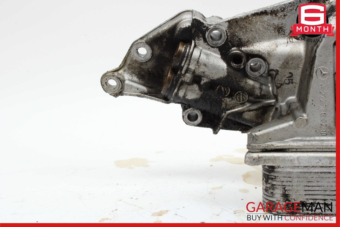 07-11 Mercedes W211 E350 E550 GL450 Oil Filter Cooler Housing 2721800410 OEM