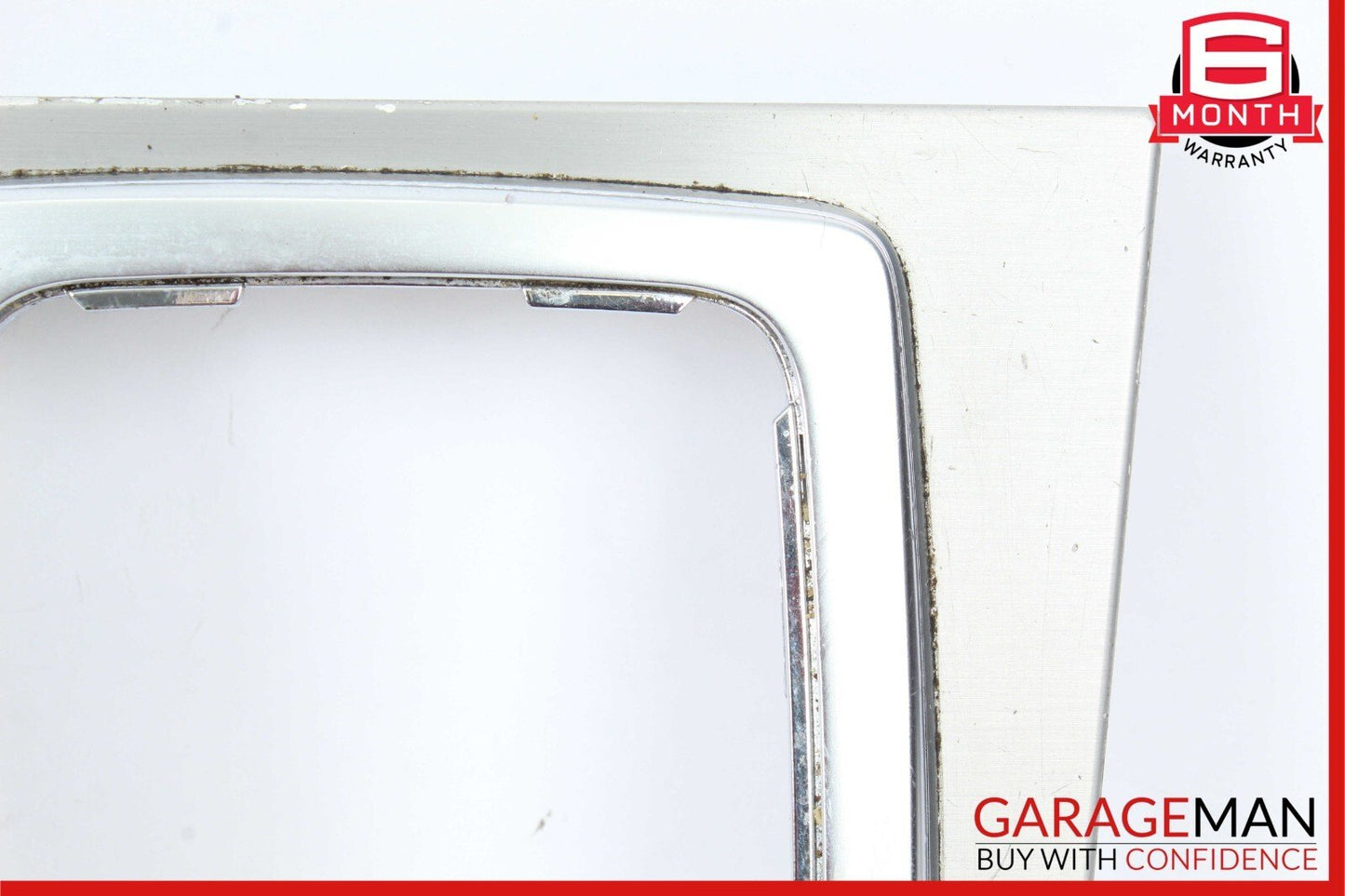 08-14 Mercedes W204 C350 C63 AMG Center Console Shifter Trim Cover Bezel Silver