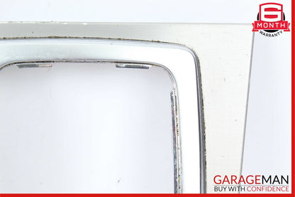 08-14 Mercedes W204 C350 C63 AMG Center Console Shifter Trim Cover Bezel Silver