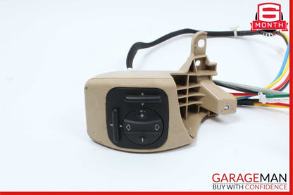 06-12 Mercedes X164 GL550 Front Right Seat Lumbar Regulator Switch Trim Brown