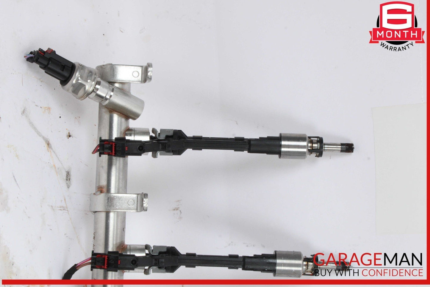 18-24 Audi S5 A5 A4 S4 SQ5 Right Passenger Side Fuel Rail w/ Injectors OEM