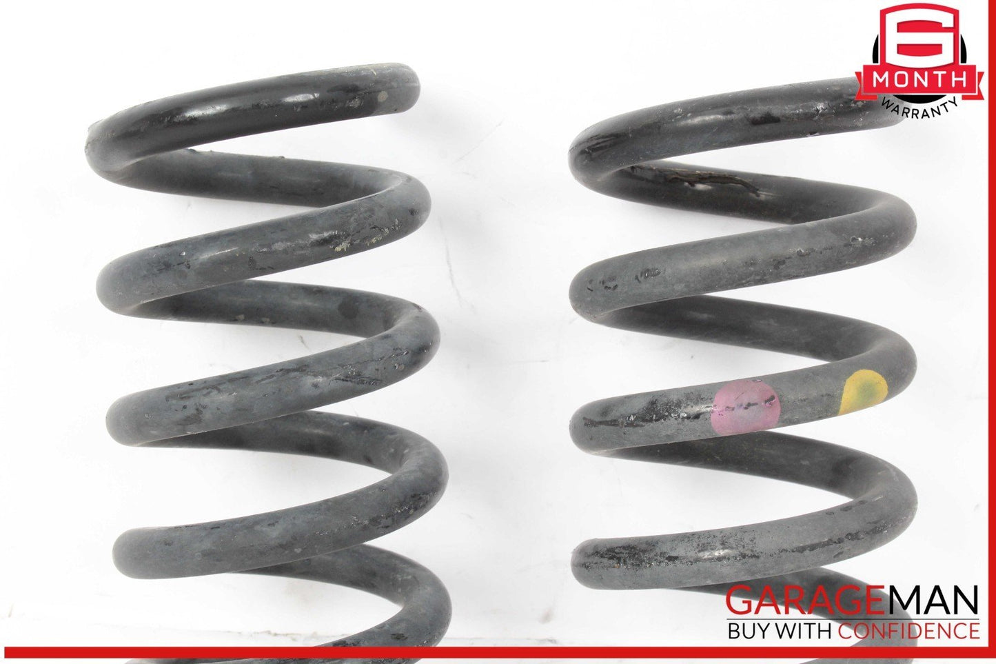 08-14 Mercedes W204 C250 Rear Right and Left Suspension Coil Spring Set OEM