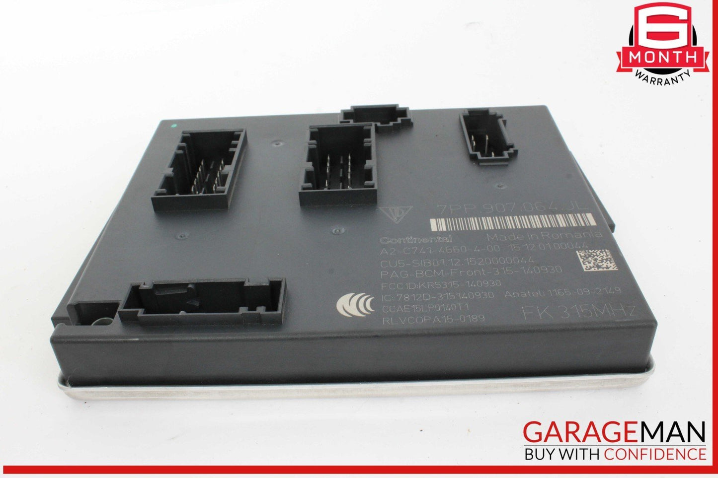 12-24 Porsche Cayenne 958 Front BCM BCU Body Control Module Unit 7PP907064JL OEM