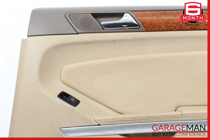 07-12 Mercedes X164 GL450 Rear Right Complete Interior Door Panel Brown OEM