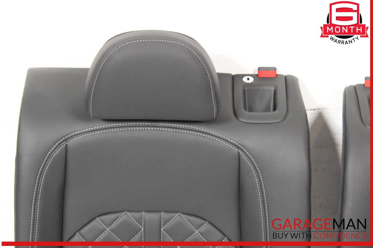 18-24 Audi S5 Rear Top Upper Seat Cushion Cover Assembly Black OEM