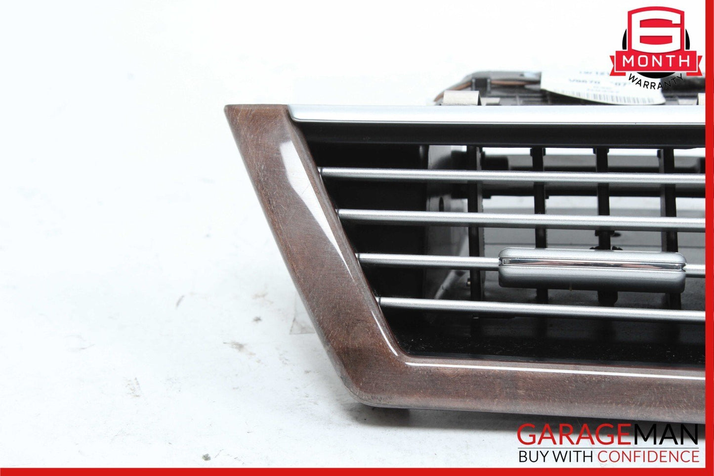 10-13 Mercedes W212 E350 Front Left Dashboard Dash AC A/C Air Vent Trim Wood