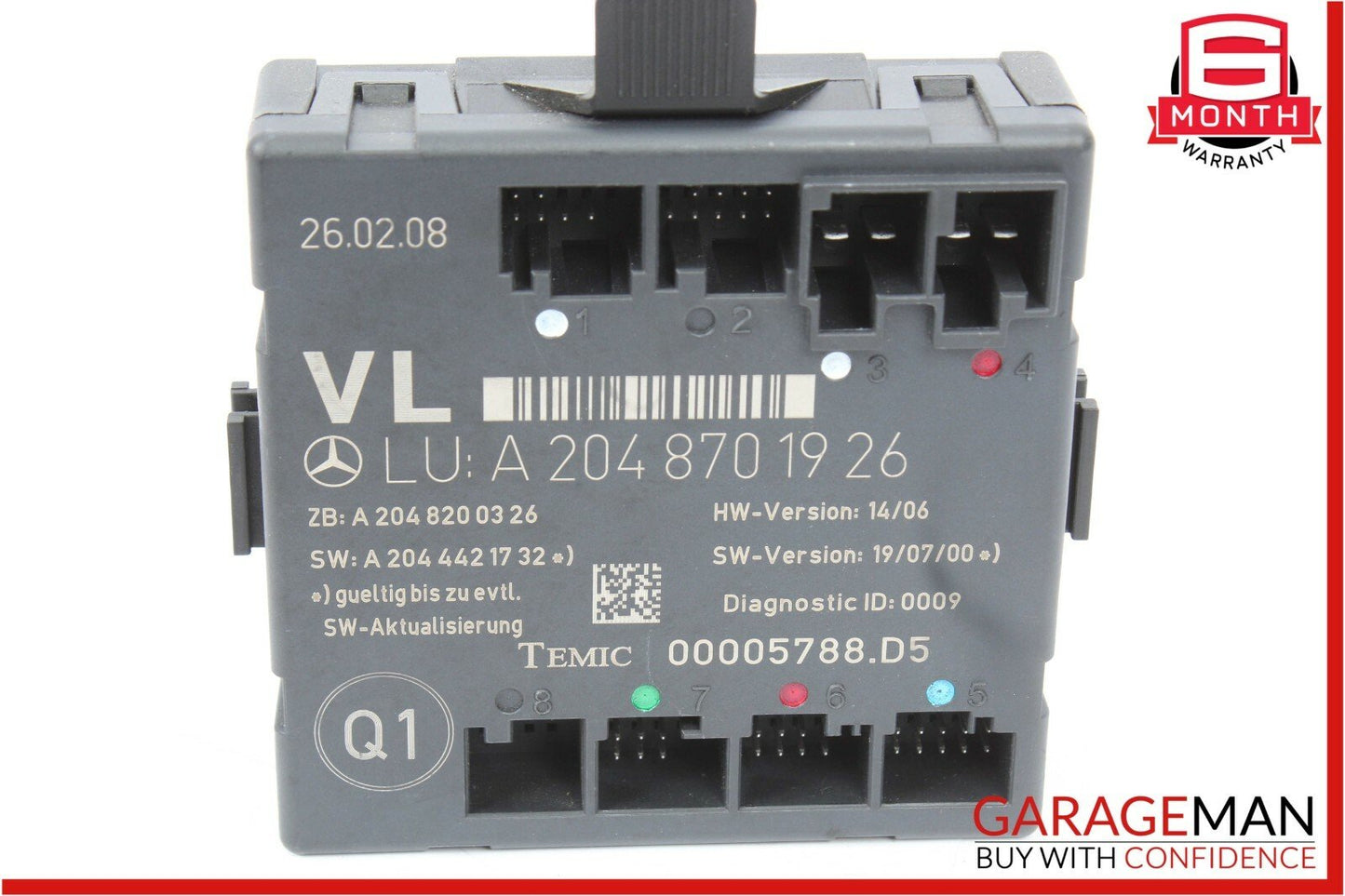 08-14 Mercedes W204 C250 C300 Front Left Side Door Control Module OEM