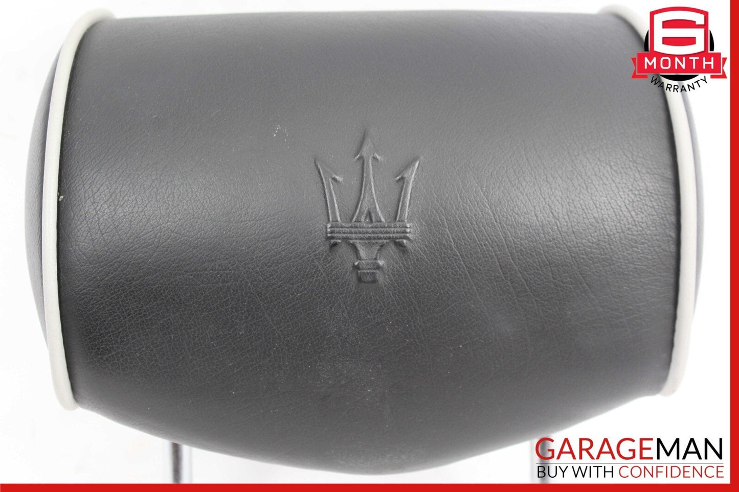 03-13 Maserati Quattroporte M139 Rear Left or Right Seat Headrest Black OEM