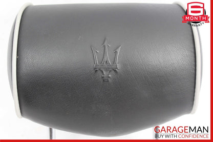 03-13 Maserati Quattroporte M139 Rear Left or Right Seat Headrest Black OEM