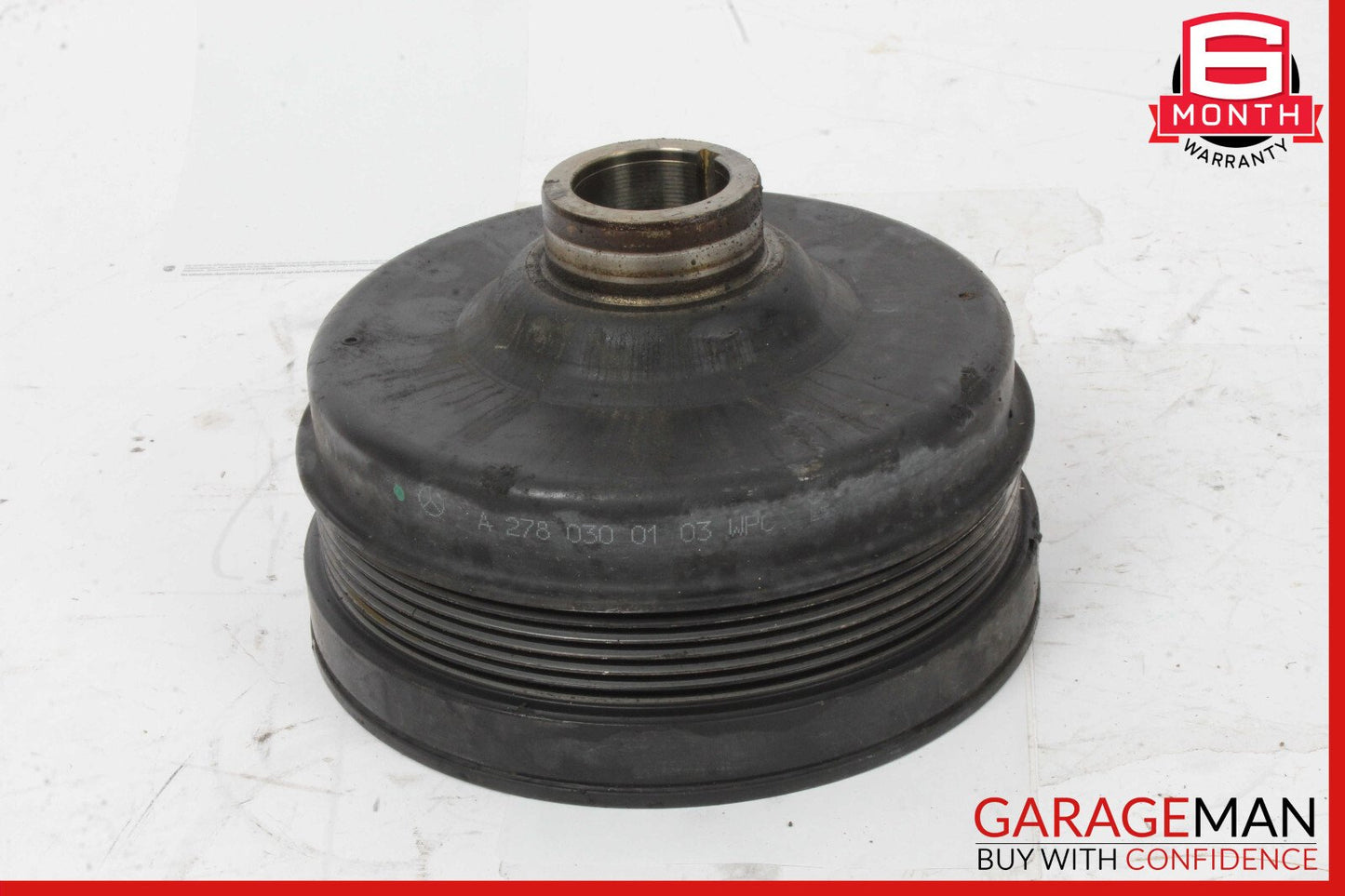 12-20 Mercedes X166 GL450 CLS550 SL550 Crank Shaft Pulley Harmonic Dampener OEM