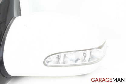 06-10 MERCEDES W251 R350 FRONT LEFT SIDE MIRROR DOOR REAR VIEW WHITE OEM