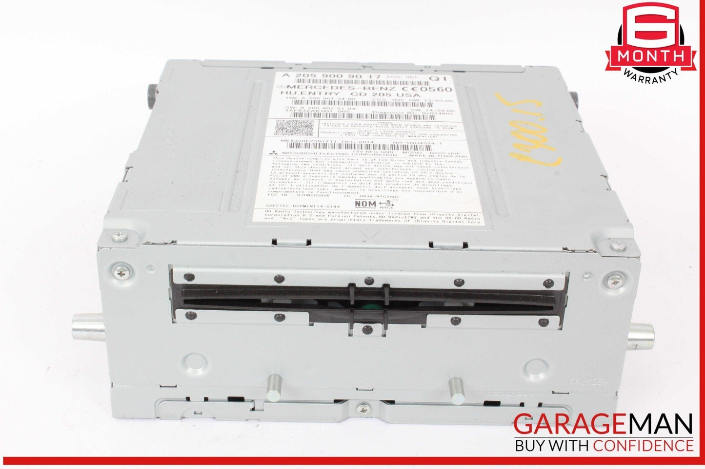 15-18 Mercedes W205 C300 C350e AM/FM CD Player Radio Receiver Module OEM