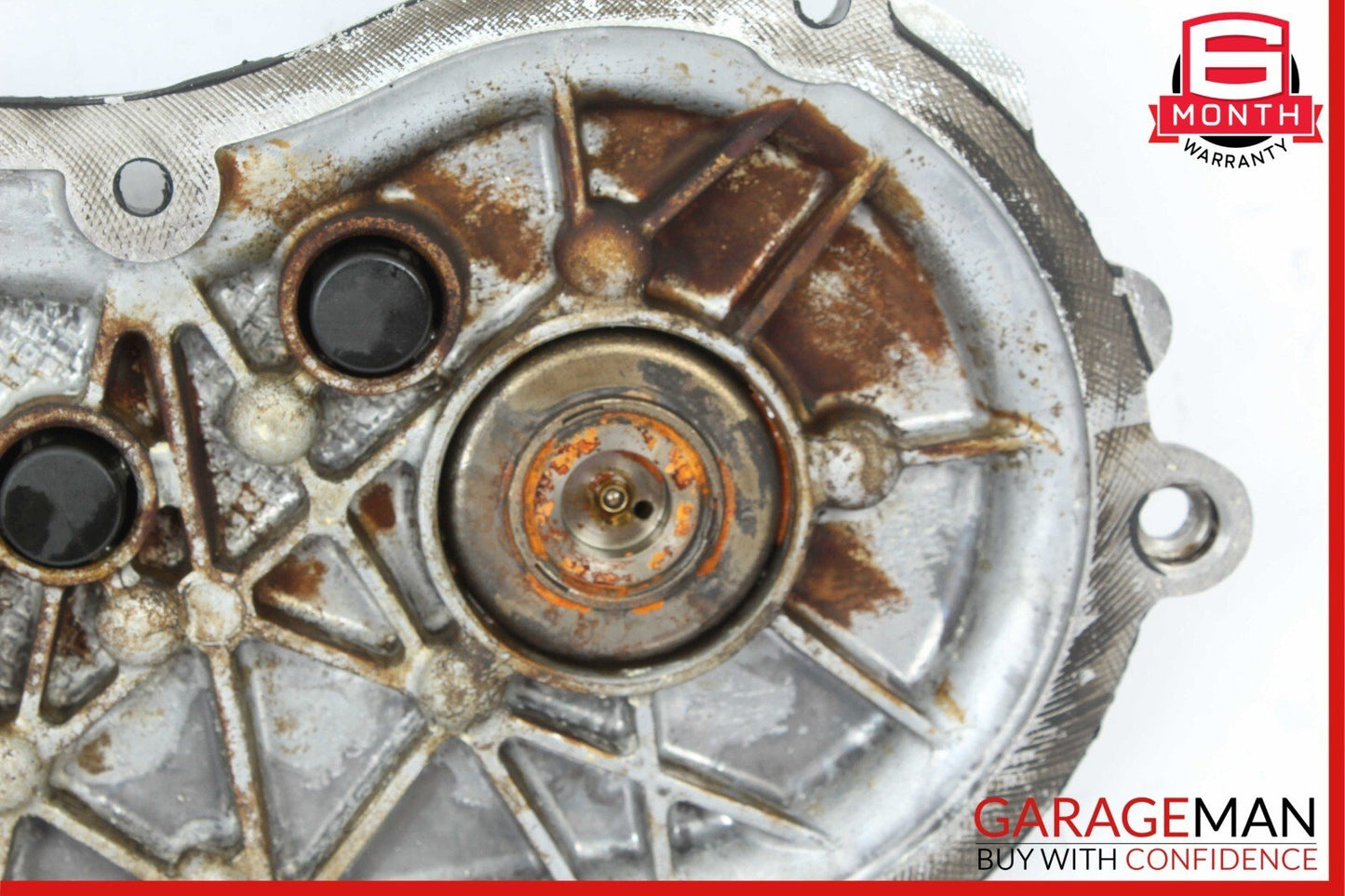 06-13 Mercedes W212 E350 S550 Front Right Engine Timing Chain Cover Plate OEM