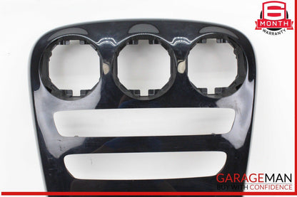 15-18 Mercedes W205 C300 C350e Center Console Trim Bezel Black 2056805107 OEM
