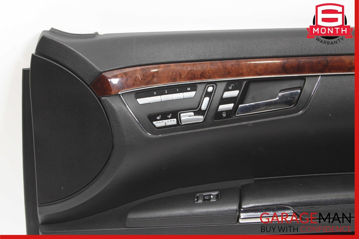 07-09 Mercedes W221 S550 Front Right Passenger Side Interior Door Panel Black