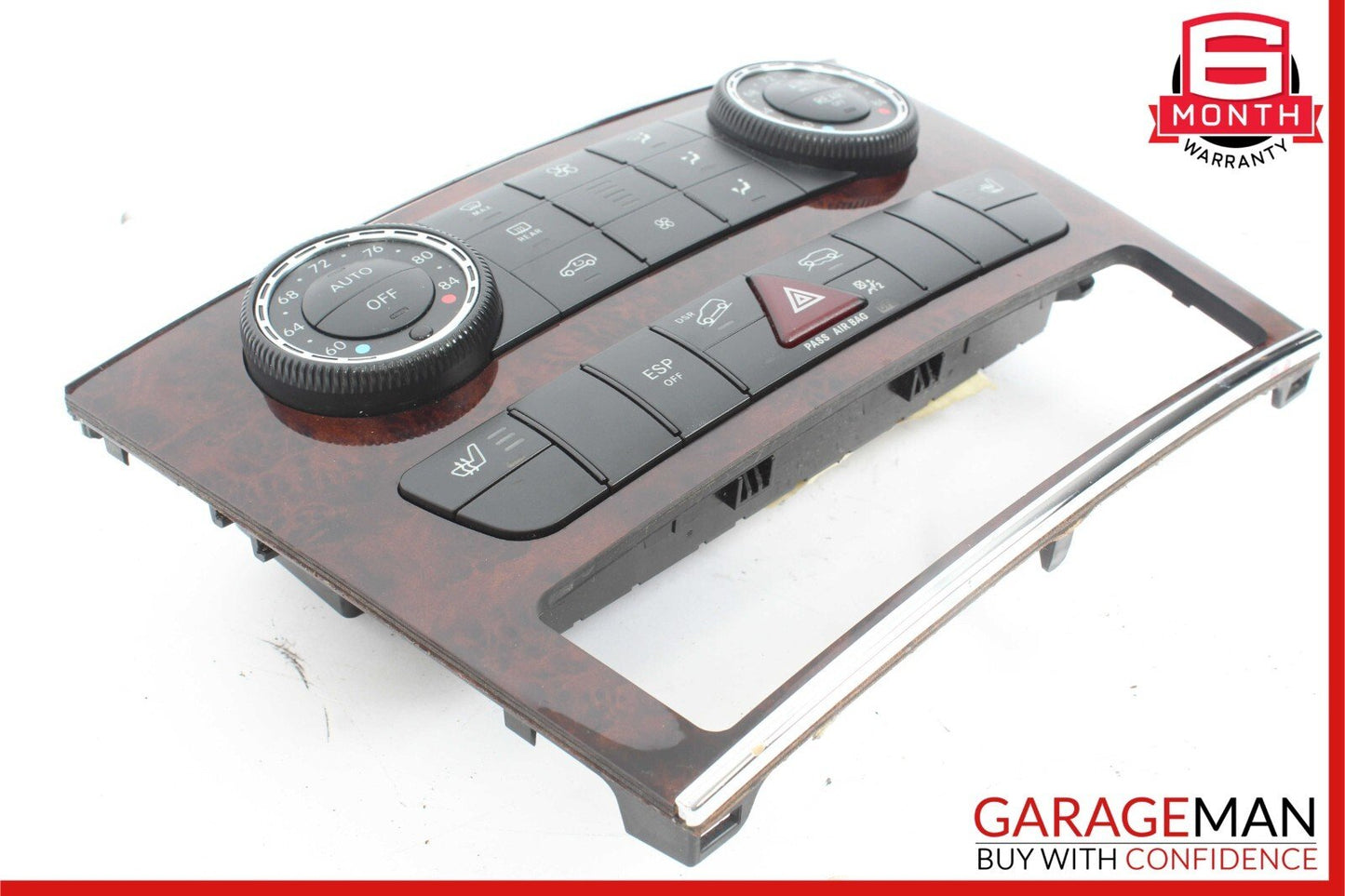 09-12 Mercedes W164 ML550 Center Dash AC A/C Heater Temperature Switch Assembly