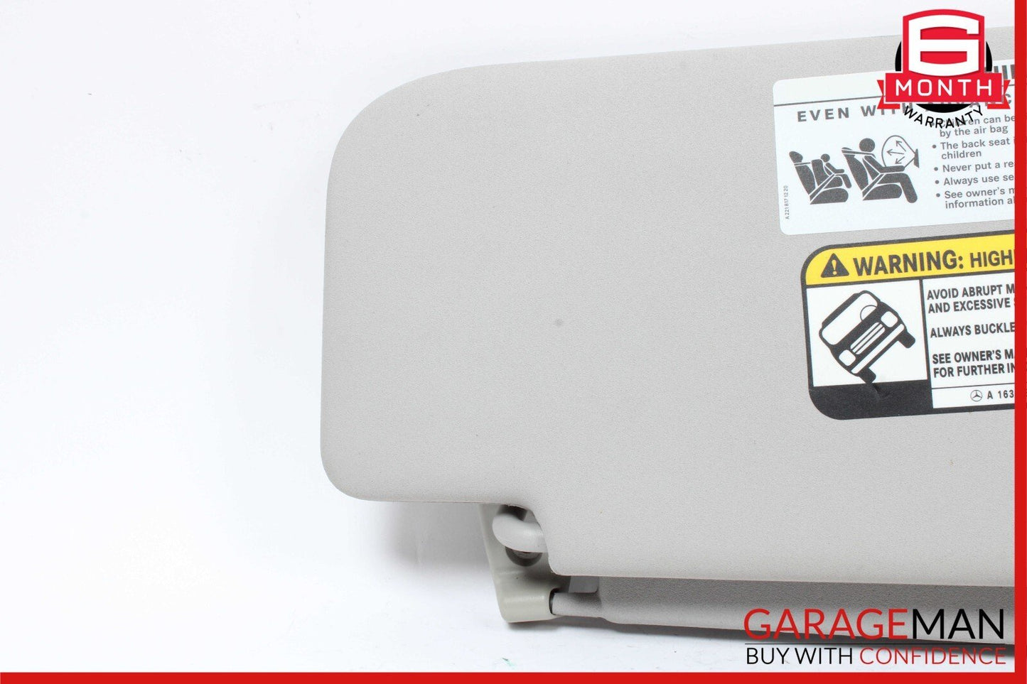 06-12 Mercedes W164 ML350 ML550 Front Left Side Sun Visor Sunvisor Shade OEM