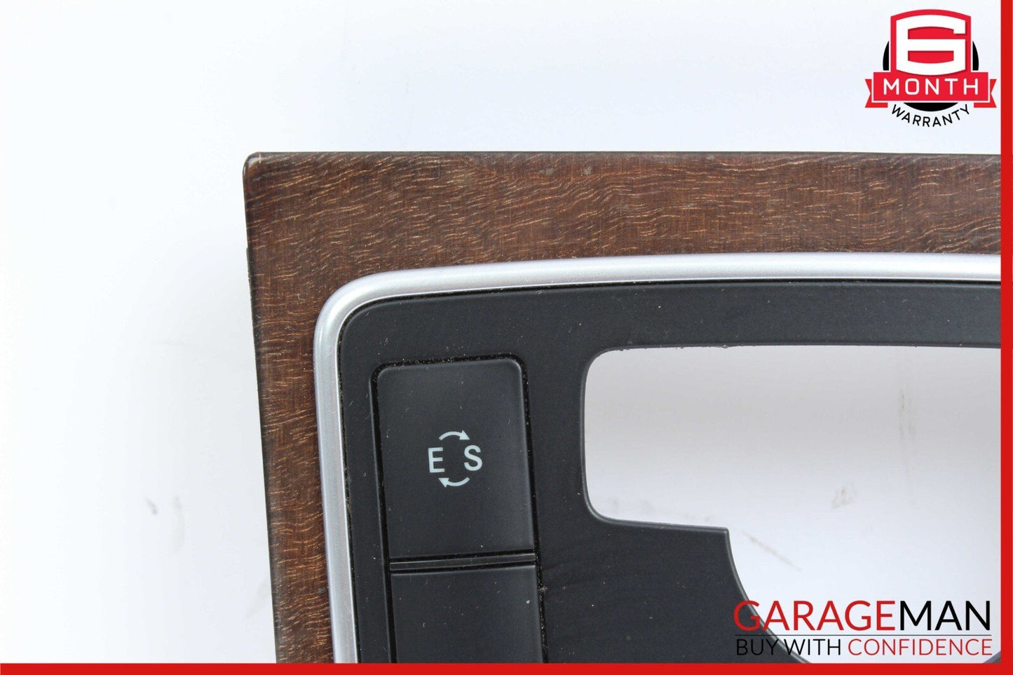 10-13 Mercedes W212 E500 E550 Center Console Climate Control Switch Panel Wood