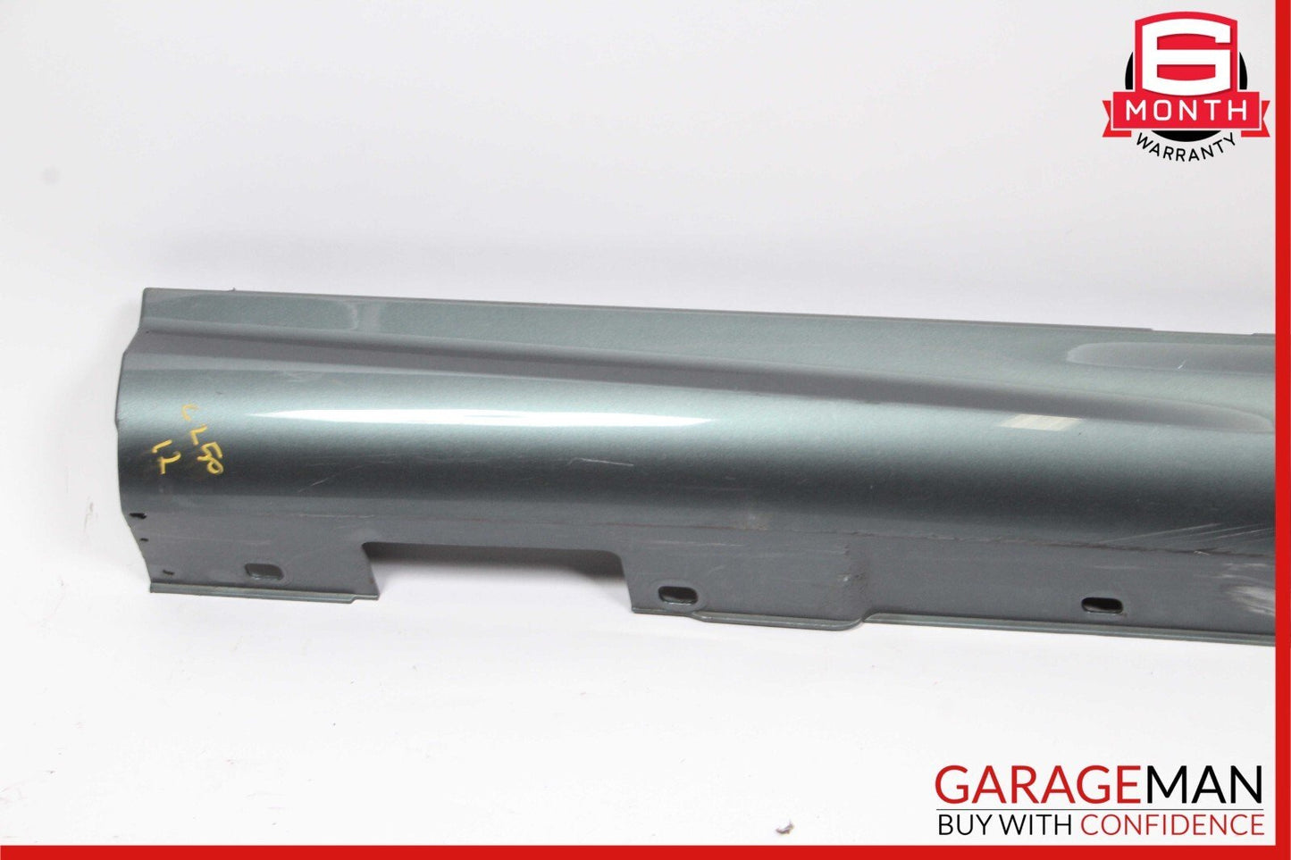 08-14 Mercedes C300 C350 AMG Sport Sedan Right Side Skirt Molding Flintgray OEM