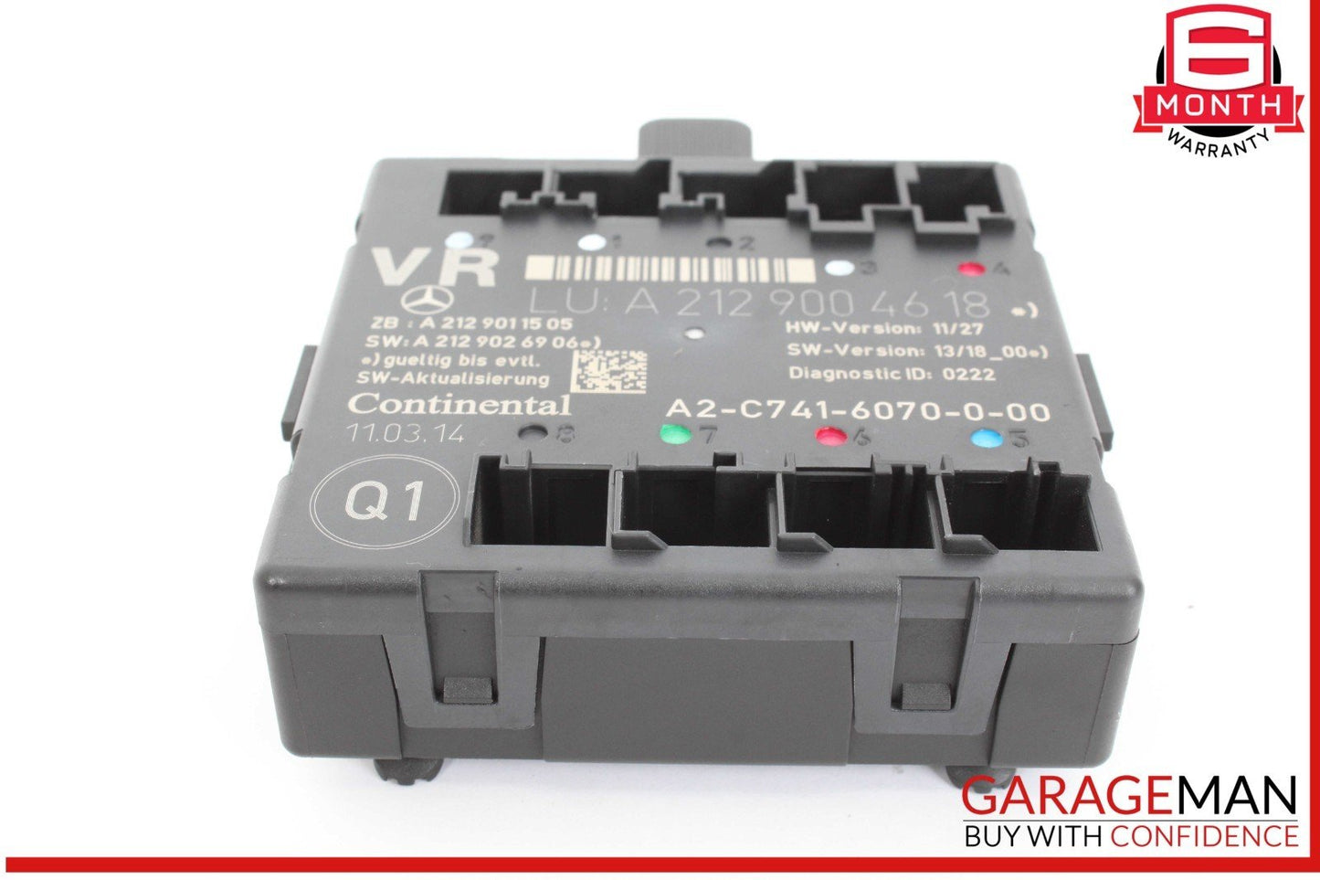 08-18 Mercedes X204 GLK350 GLK250 C250 Front Right Side Door Control Module Unit