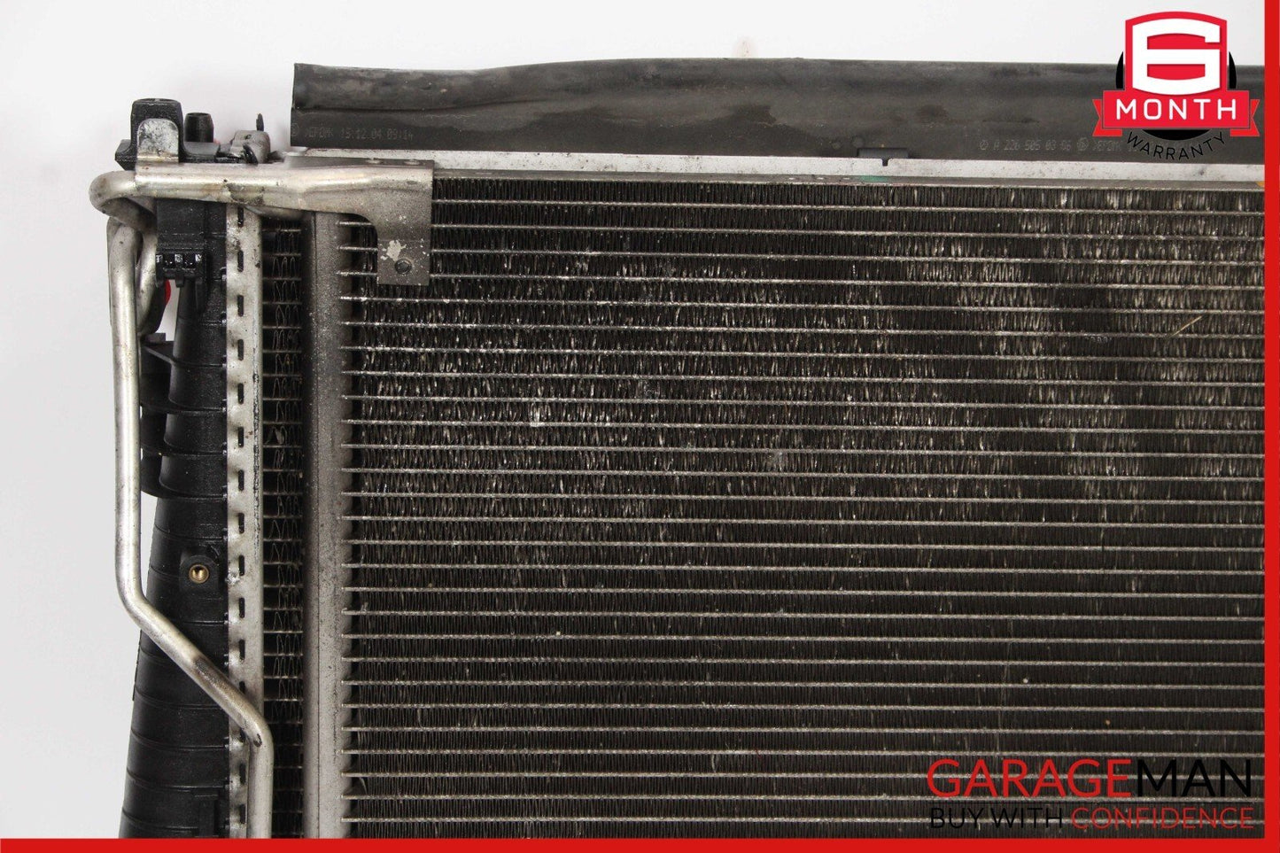 03-08 Mercedes R230 SL500 Engine Radiator A/C AC Condenser Oil Cooler Assembly