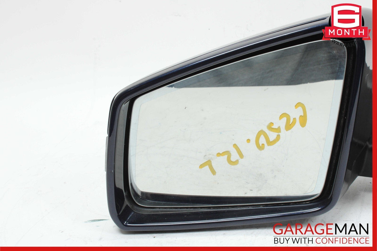 12-14 Mercedes W204 C250 C63 AMG Front Left Side Door Rear View Mirror Blue OEM