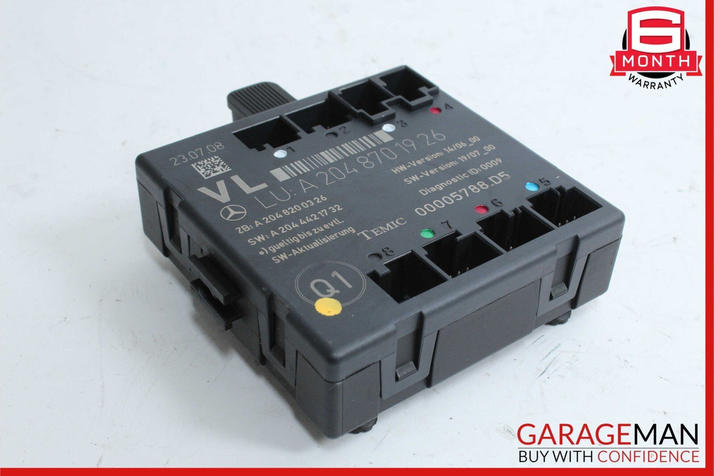 08-18 Mercedes C350 E400 CLS500 Front Left Side Door Control Module Unit