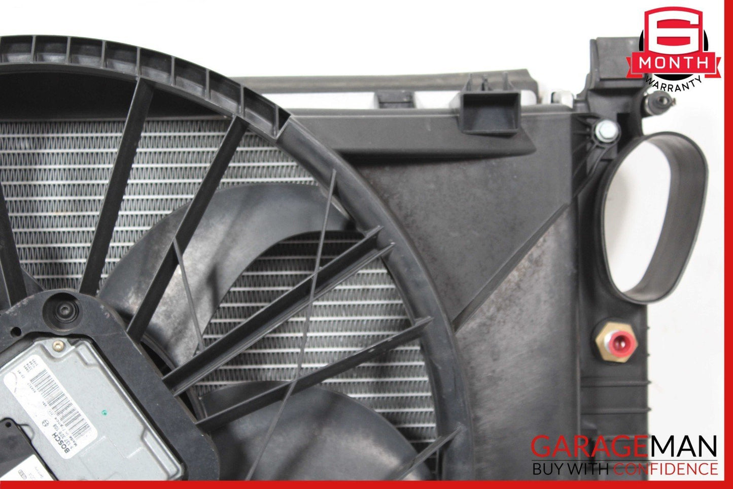 03-06 Mercedes R230 SL500 CLS500 Engine Cooling Radiator A/C Air Condenser Assy