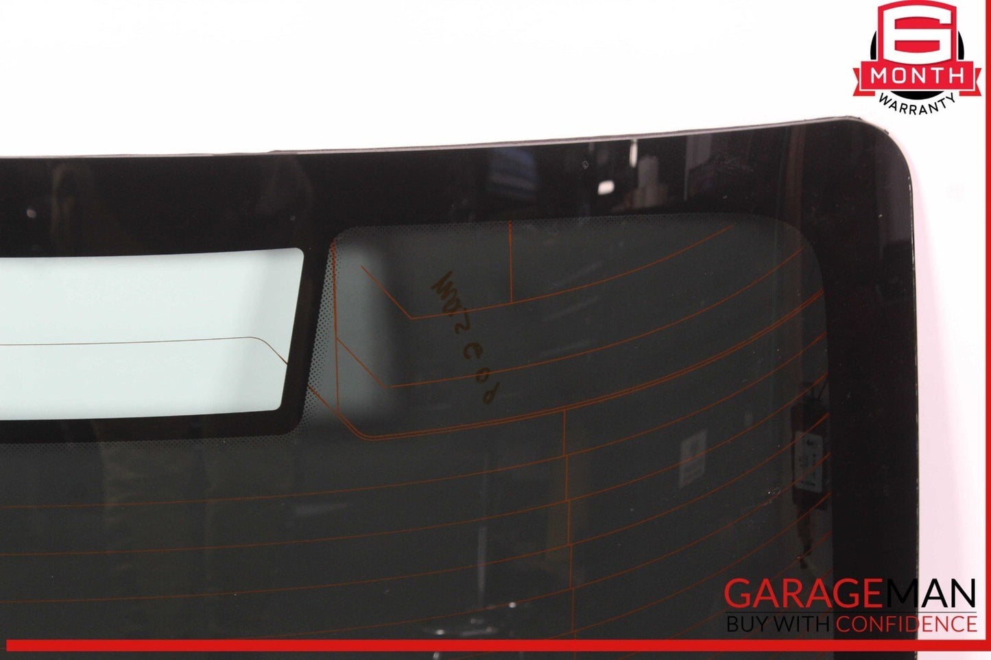 08-18 Maserati GranTurismo M145 Rear Windshield Wind Shield Back Glass Black OEM