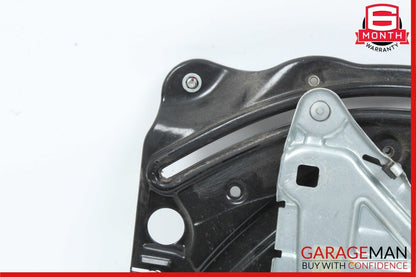 10-16 Mercedes W212 E350 Rear Left Door Window Regulator Frame w/o Motor
