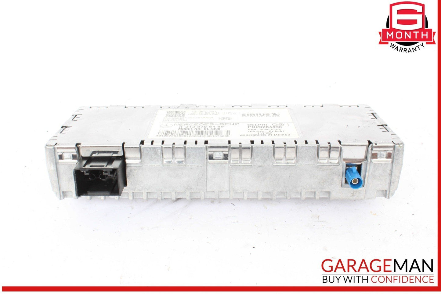 10-17 Mercedes W204 C250 C300 Sirius Satellite Radio Receiver 2128706489 OEM