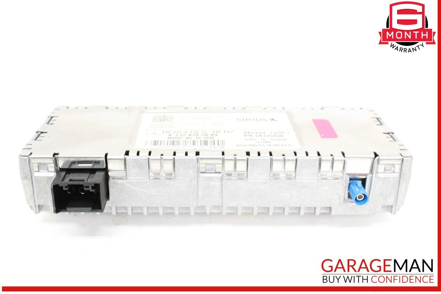 14-19 Mercedes W212 E350 Sirius Satellite Radio Receiver 2128705689 OEM