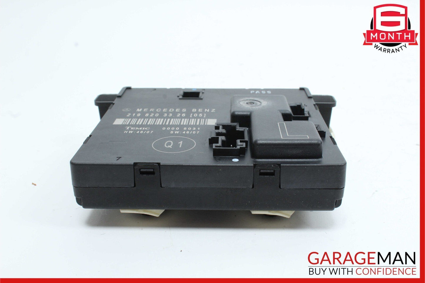 06-11 Mercedes W219 CLS550 Rear Left Side Door Control Module 2198203326 OEM