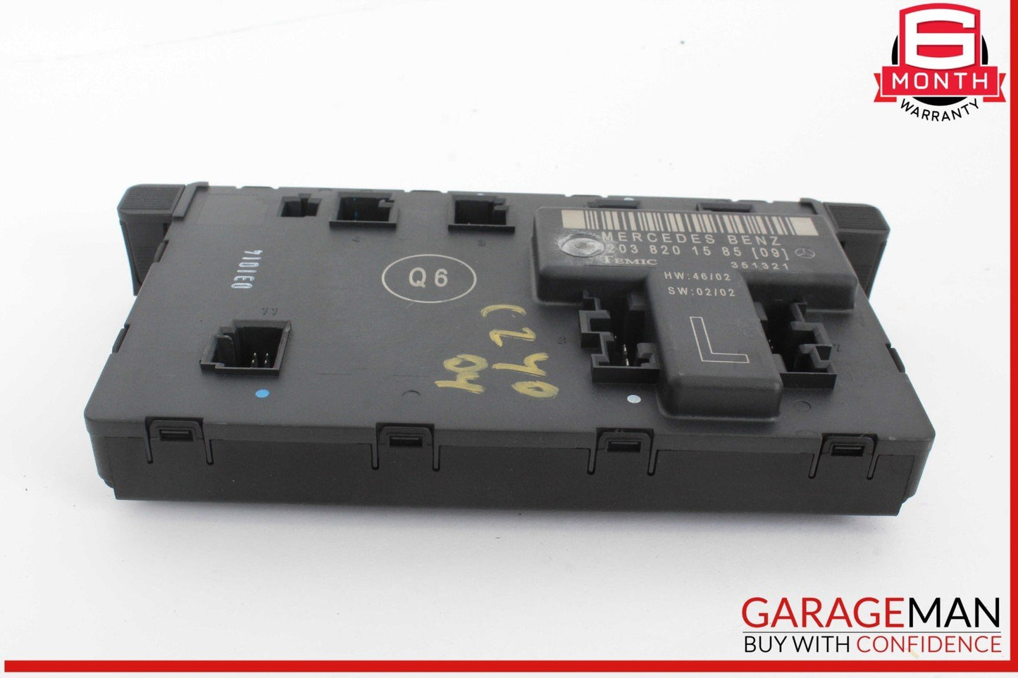 08-18 Mercedes C300 E350 CLS550 Front Right Seat Control Module 2038201585